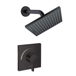 hansgrohe Vernis Blend Shower Set 2.5 GPM  1-Spray Full Shower Trim Kit in Matte Black  04958670