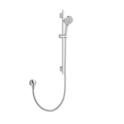 hansgrohe Vernis Blend 11-inch 3-Spray Handshower with Slide Bar and Hose  Rain  IntenseRain  Handheld Shower Head System in Chrome  04969000  2.5