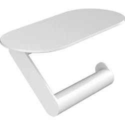 hansgrohe WallStoris 9-inch Toilet Paper Holer with Shelf in Matte White  27928700