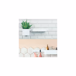 WallStoris Storage Basket Deep, Bathroom Accessory, Matt White, 27912700