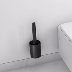 hansgrohe WallStoris Bathroom Accessory Set Toilet Brush Holder Shelf Black