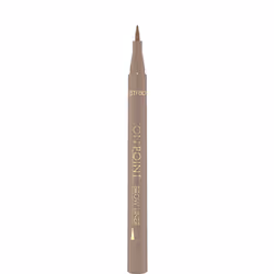 CATRICE ON POINT Brow Liner, Brown, Medium Brown, 1 ml, AQUA (WATER), ALCOHOL DENAT., STYRENE/ACRYLATES/AMMONIUM METHACRYLATE ...