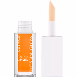 CATRICE Glossin Glow Tinted Lip Oil, Orange, Glow For The Show, Nourishing, Women, Gloss, Light