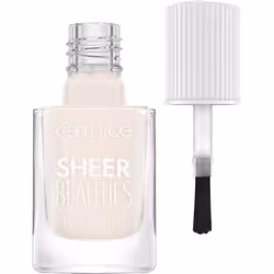 CATRICE Sheer Beauties Nail Polish, 10.5 ml, White, Milky Not Guilty, Coloring, Whitening, Translucent, Shimmer