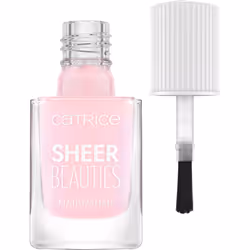 CATRICE Sheer Beauties Nail Polish, 10.5 ml, Pink, Fluffy Cotton Candy, Coloring, Whitening, Translucent, Shimmer