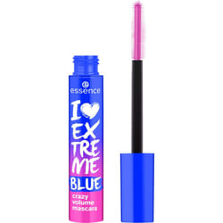 essence | I Love Extreme Blue Crazy Volume Mascara | Vibrant & Colorful  Volumizing & Long-Lasting for Dramatic Lashes | Vegan & Cruelty Free