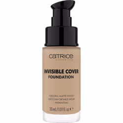 CATRICE Invisible Cover Foundation, Pump bottle, Cream, Universal skin, Hydrating, Neutral, Beige