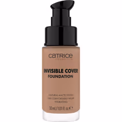 CATRICE Invisible Cover Foundation, Pump bottle, Cream, Universal skin, Hydrating, Cool, Beige