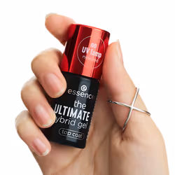 Essence ULTIMATE Hybrid Gel nail top coat 8 ml Transparent - Additional view 4