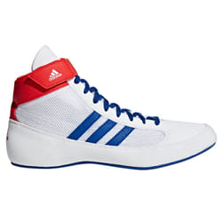 adidas Havoc Mens Adult Wrestling Trainer Shoe Boot White/Blue/Red - White, UK 10.5