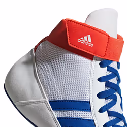 adidas Havoc Mens Adult Wrestling Trainer Shoe Boot White/Blue/Red - White, UK 10.5