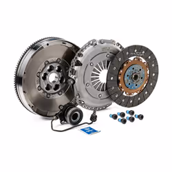 SACHS 2290 601 115 Clutch with central slave cylinder, with clutch pressure plate, with dual-mass flywheel, with flywheel screws with clutch disc 240
