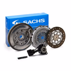 Clutch; SACHS; with central slave cylinder, with clutch pressure plate, with dual-mass flywheel, with flywheel screws with cl ...