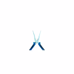 Bosch Professional 1600A01TH8 200mm Needle Nose Pliers Straight, Chrome Vanadium Steel, Rubberised Grip, Blue - Additional view 3