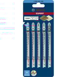 Bosch 2 608 900 558 jigsaw/scroll saw/reciprocating saw blade Jigsaw blade High carbon steel (HCS) 5 pc(s)