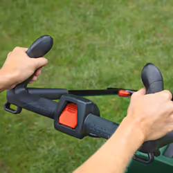 Bosch Home and Garden 06008B9A77 Bosch Cordless Lawnmower CityMower 18V-32 (18 Volt, 1x Battery, Cutting Width: 32 cm, lawns up to 300 mÂ², in Carton
