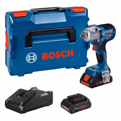 Bosch GDS 18V-450 HC Professional, Impact driver, Pistol handle, 1/2", Black, Blue, 2300 RPM, 1500 RPM