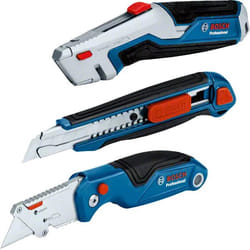Bosch 1 600 A02 7M4 utility knife Blue, Stainless steel Folding blade knife