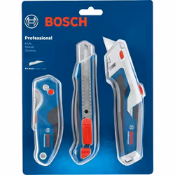 Bosch 1 600 A02 7M4 utility knife Blue, Stainless steel Folding blade knife