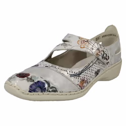 Ladies Rieker Casual Flat Shoes 41346 - UK 6, Multi