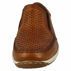 Mens Rieker Loafer Style Shoes 08868 - Brown, UK 10.5