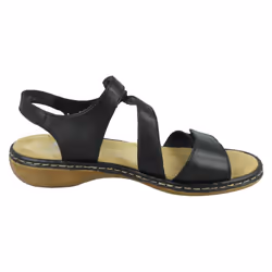 Ladies Rieker Stylish Strappy Sandals 659C7 - Black, UK 5 - Additional view 4