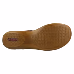 Ladies Rieker Stylish Strappy Sandals 659C7 - UK 3.5, Brown