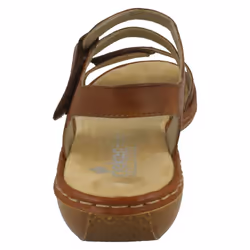 Ladies Rieker Stylish Strappy Sandals 659C7 - UK 3.5, Brown