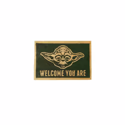 Yoda Doormat, Multi-Colour, 40 x 60 cm