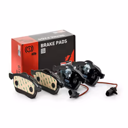 Brake pad set; CHAMPION; incl. wear warning contact; for AUDI, VOLKSWAGEN, SEAT, SKODA, VW; 4B0615116, 4B0615116A, 4B0615116F ...