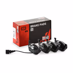 Brake pad set; CHAMPION; incl. wear warning contact; for VOLKSWAGEN, AUDI, SKODA, SEAT, VW; 1J0698151D, 1J0698151E, 1J0698151 ...