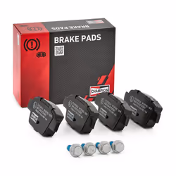 Brake pad set; CHAMPION; not prepared for wear warning indicator; for ALFA ROMEO, FIAT, LANCIA; 71769094, 77362271, 77363518, ...