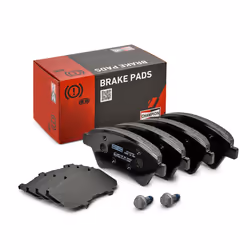 Brake pad set; CHAMPION; not prepared for wear warning indicator; for RENAULT; 410601241R, 410608713R, 7701206044, 7701207184 ...