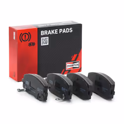 Brake pad set; CHAMPION; with acoustic wear warning; for KIA, HYUNDAI; 581010XA01, 581010XA10, 5810107A10, 5810107A20, 069052 ...