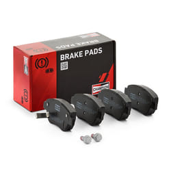 CHAMPION 573204CH Brake pad set with acoustic wear warning VAUXHALL: Corsa Mk3, Adam, Corsavan Mk3, OPEL: Corsa D Hatchback