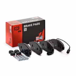 Brake pad set; CHAMPION; incl. wear warning contact; for PEUGEOT, CITROËN, FIAT, OPEL, VAUXHALL; 1411457380, 1607878380, 1607 ...