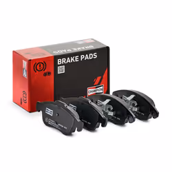 Brake pad set; CHAMPION; not prepared for wear warning indicator; for CITROËN, PEUGEOT, DS; 1611838580, 1617272980, 162381628 ...