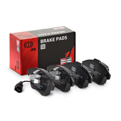 CHAMPION 573246CH Brake pad set incl. wear warning contact VOLKSWAGEN: Tiguan I, Sharan II, AUDI: Q3, SEAT: Alhambra II