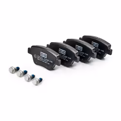 CHAMPION 573312CH Brake pad set not prepared for wear warning indicator VOLKSWAGEN: GOLF 6, Scirocco III, Caddy 3, AUDI: A3 Sportback, A3 Hatchback