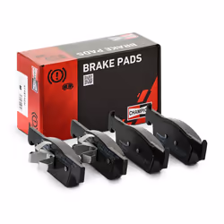 Brake pad set; CHAMPION; not prepared for wear warning indicator; for RENAULT, DACIA, SMART; 410600222R, 410602581R, 41060561 ...