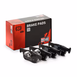 Brake pad set; CHAMPION; prepared for wear warning indicator; for BMW; 34206799809, 34212468436, 34216850569, 34216873093