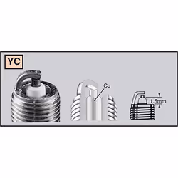 CHAMPION Spark plug REK6YC / OE8022