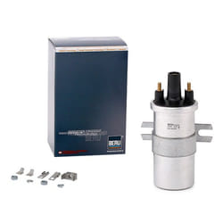 BERU ZS568 Ignition coil 2 12 DIN+M5 1 Connector Type DIN, for series resistor VOLKSWAGEN: GOLF 2, GOLF 1, Polo II Hatchback