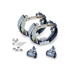 Brake Set, drum brakes; CHAMPION; with wheel brake cylinder; for VOLKSWAGEN, SEAT, SKODA, VW; 1H0698511X