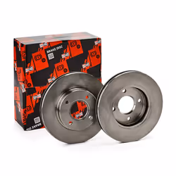 Brake disc; CHAMPION; 258 22 4 108 Vented; for FORD, MAZDA; 1148202, 1320585, 1323620, 1373369, 1373771