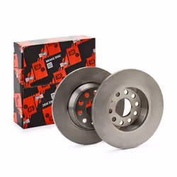 Brake disc; CHAMPION; 282 12 5 solid; for VOLKSWAGEN, AUDI, SKODA, SEAT, VW; 1K0615601AD, 1K0615601M, 5Q0615601G, 8P0098601A, ...