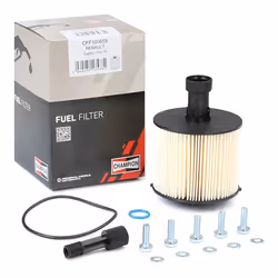 Fuel Filter; CHAMPION; Filter Insert; for RENAULT, DACIA, NISSAN, MERCEDES-BENZ; 164037803R, 164038815R