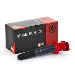CHAMPION BAEA042E Ignition coil 12 red SAE with electronics 1 17,2 8,2 PORSCHE: Cayenne, Panamera