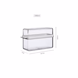 Mepal Rosti 106719030600 Stora Toast San/Thermoplastic Elastomer White Box 21.7 x 9 x 12.8 cm