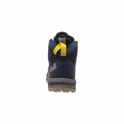 Jack Wolfskin Men's Woodland Texapore Low Hiking Shoe High Rise  Dark Blue/Lime  10